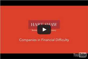 Watch our video about companies in financial difficuly.